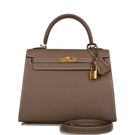 hermes kelly 25 etoupe sellier|Hermes kelly sellier.